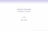 Poisson Processes - Stochastic Processeshalweb.uc3m.es/esp/Personal/personas/rjjimene... · The Poisson Process as a renewal process Let T 1;T 2;::: be a sequence of i.i.d. nonnegative