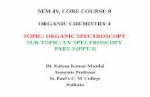 SEM-IV, CORE COURSE-8 ORGANIC CHEMISTRY-4 TOPIC: …WOODWARD’S ENONE AND DIENONE RULES FOR CALCULATION OF λ max • Woodward and Fieser framed certain empirical rules for calculating