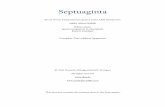 Septuaginta - Society of Biblical Literature · 2014-05-20 · Septuaginta Id est Vetus Testamentum graece iuxta LXX interpretes edidit Alfred Rahlfs Editio altera ...