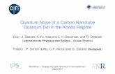 Quantum Noise of a Carbon Nanotube Quantum Dot in the ...crepieux/stock/Talk_Deblock.pdf · Kondo resonance in quantum dots TK = (U Γ)1/2 exp (-1/ J eff ν) - Transport through second