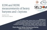Twitter: @SeldomTeam EDM and MDM measurements of heavy ... · PDF file MDM and EDM in Particle Physics 2 Fundamental particles have non-zero magnetic dipole moments (MDM), e.g. the