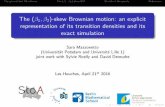 The (1,2)-skew Brownian motion: an explicit representation ...jps.math.cnrs.fr/slides/  · PDF file The generalized RS schemeThe ( 1; 2)-skew BMSketch of the proofsReferencesThe (