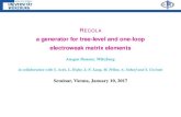 a generator for tree-level and one-loop electroweak matrix ... · ΦTP2 RECOLA a generator for tree-level and one-loop electroweak matrix elements Ansgar Denner, Würzburg in collaboration