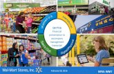 Q4 FY16 Financial presentation to accompany …...Q4 FY16 Financial presentation to accompany management transcript Wal-Mart Stores, Inc. (Amounts in millions, except share data) Q4