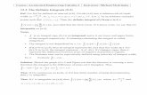 12.2 The Definite Integrals (5.2) - mmedvin/Teaching/Math1311/... · PDF file Then the definite integral of f from a to b is f(x)dx a b ∫=lim n→∞ fx j (*)Δx j=1 n ∑ provided