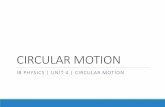 Physics - 4 - Circular Motion ... that circular motion If an object is in circular motion: F net = F