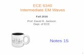 ECE 6340 Intermediate EM Waves - University of Notes/Topic 4... · PDF file high-frequency (HF) skin- effect results together into one result by using an approximate circuit model