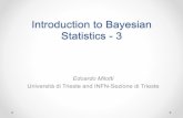 Introduction to Bayesian Statistics - 3milotti/Didattica/... · Introduction to Bayesian Statistics - 3 Edoardo Milotti Università di Trieste and INFN-Sezione di Trieste . Bayesian(inference(and(maximum0likelihood