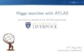 Higgs searches with ATLAS - msu.runuclphys.sinp.msu.ru/conf/epp10/Price.pdf · Introduction ATLAS results from H → γγ, H → ZZ(∗) → llll and H → WW∗ channels already