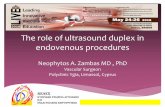 The role of ultrasound duplex in endovenous procedures · The role of ultrasound duplex in endovenous procedures Neophytos A. Zambas MD , PhD ... Recommended for non thermal methods