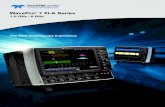 WavePro 7 Zi-A Series - WOOJOO HI-TECH · WavePro 7 Zi-A Series presents a totally new oscilloscope experience from 1.5 to 6 GHz bandwidths. Experience 50 Ω and 1 MΩ inputs for