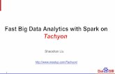 Fast Big Data Analytics with Spark on Tachyonfiles.meetup.com/14452042/Tachyon_Meetup_2015_5_28-1-Baidu.pdf · 3. Tiered storage with 6 disks in HDD layer, and with write-optimization
