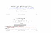 EECS150 - Digital Design Lecture 18 - Circuit Timing (2)cs150/sp10/Lecture/lec18-timing2.pdf · EECS150 - Digital Design Lecture 18 - Circuit Timing (2) March 17, 2010 ... typically