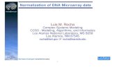 Normalization of DNA Microarray data · Normalization of DNA Microarray Data By Self-consistency and Local Regression Thomas Kepler, Lynn Crosby, and Kevin Morgan Little Attention