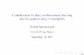 Contributions to deep reinforcement learning and its ... · Contributions to deep reinforcement learning and its applications in smartgrids Vincent Francois-Lavet University of Liege,