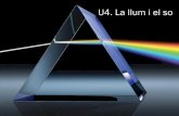 U4. La llum i el so · En l’aiguai en altres medis transparents és menor. La llum es propaga en línia recta. Com que la llum es propaga en línia recta, quan un objecte ... L’ullhumà,