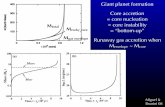 Giant planet formation Core accretion = core nucleation ...w.astro.berkeley.edu/~echiang/talks/talk_lecture3.pdf · Giant planet formation Core accretion = core nucleation = core