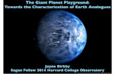 The Giant Planet Playground: Towards the Characterization of …nexsci.caltech.edu/sagan/2014postdocs/birkby_slides.pdf · 2015-12-01 · The Giant Planet Playground: Towards the