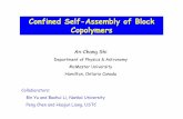 Confined Self-Assembly of Block Copolymers · Confined Self-Assembly of Block Copolymers An-Chang Shi Department of Physics & Astronomy McMaster University Hamilton, Ontario Canada