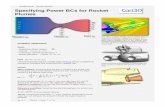 Cart3D howto - Rocket Plumes ... Cart3D howto - Rocket Plumes Problem statement Given: •Freestream Mach number, M! •Altitude (! ",p ,a ,etc.) •Load factor (vehicle acceleration),