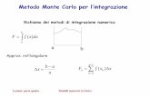 Modelli numerici in Fisica - Roma Tre gallop/lezioni5.pdf · PDF file Lezioni: parte quinta Modelli numerici in Fisica Ancora un esempio ( ) =f x e −x2 0.842700793 2 1 (1) 2 1 1