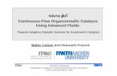 Continuous-Flow Organometallic CatalysisFlow ... · Continuous-Flow Organometallic CatalysisFlow Organometallic Catalysis Using Advanced Fluids: ... Handbook of Green Chemistry Volume