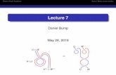 Lecture 7 - Lecture 7 Daniel Bump May 28, 2019 U W U W W U = U W U W. Ribbon Hopf Algebras Schur-Weyl-Jimbo