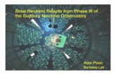Solar Neutrino Results from Phase III of the Sudbury Neutrino … · 2008-06-18 · Image courtesy National Geographic Sudbury Neutrino Observatory (SNO) 1 kt D 2O Nucl. Inst. Meth.
