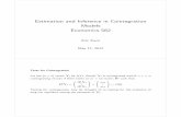 Estimation and Inference in Cointegration Models Economics 582 · 2012-05-17 · Estimation and Inference in Cointegration Models Economics 582 Eric Zivot May 17, 2012 Tests for Cointegration