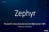 DEFENCE AND SPACE DEFENCE AND SPACE Zephyr The world’s most advanced and only flight proven HAPS ESA ΦWeek, Frascati –14 November 2018 The Challenge of Local Persistence Reaction