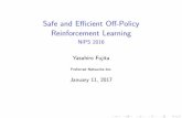 Safe and ¯¬’ ¯¬â‚¬olicy Reinforcement Learning - RL-Tokyo Safe and ¯¬’ ¯¬â‚¬olicy Reinforcement Learning