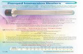 Flanged Immersion Heaters Catalog Pages - Tempco › Tempco › Resources › 11-Process... · Standard catalog flanged immersion heaters are supplied with the general purpose Type