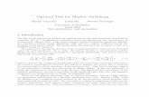 Optimal Test for Markov Switching - Yale University...Optimal Test for Markov Switching Marine Carrasco Liang Hu Werner Ploberger University of Rochester April 2004 Very preliminary