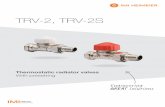 TRV-2, TRV-2S - IMI Hydronic › ProductFiles › Products...IMI HEIMEIER / Thermostatic heads and Radiator valves / TRV-2, TRV-2S 6 Excluding radiator union Straight DN D Da L H1