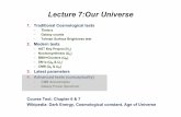 Lecture 7:Our Universe - ASTRONOMY GROUPstar-spd3/Teaching/PHYS3303/obs_cos... · 2012-04-26 · Lecture 7:Our Universe 1. Traditional Cosmological tests – Theta-z – Galaxy counts