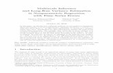 Multiscale Inference and Long-Run Variance Estimation in Nonparametric Regression with ... · 2018-11-07 · Multiscale Inference and Long-Run Variance Estimation in Nonparametric
