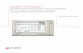 Keysight Technologies B1500A Semiconductor Device Analyzer · Keysight Technologies B1500A Semiconductor Device Analyzer 30 V-1 A Pulsed IV Measurement Using the ... repair, asset