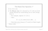 The Kleene Star Operation alyuu/complexity/2014/20140923.pdf · aThis photo was taken by Alfred Eisenstaedt (1898{1995). ⃝ c 2014 Prof. Yuh-Dauh Lyuu, National Taiwan University