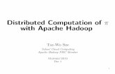 Distributed Computation of ˇ with Apache Hadoopsalsahpc.indiana.edu/CloudCom2010/slides/PDF/The Two Quadrillion… · Distributed Computation of ˇ with Apache Hadoop Tsz-Wo Sze