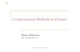 Computational methods in finance - KU Leuvennikos/papers/methodsinfinance.pdf · 2012-01-01 · v9va ?9gg 9pp / . ! ˘ #$