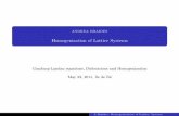 ANDREA BRAIDES Homogenization of Lattice Systemscermics.enpc.fr/~al-hajm/ile-de-re/braides.pdf · ANDREA BRAIDES Homogenization of Lattice Systems Ginzburg-Landau equations, Dislocations