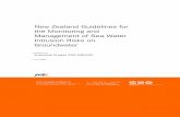 New Zealand Guidelines for the Monitoring and Management of …€¦ · New Zealand Guidelines for the Monitoring and Management of Sea Water Intrusion Risks on Groundwater π ...