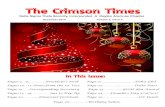 The Crimson Times · Dayton Alumnae hapter Delta Sigma Theta Sorority, Incorporated hapter Meeting Tuesday, December 6, 2016 Δ Opening eremony Δ Agenda Review/Approval Δ Minutes