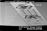 XP SBC RU 455 - Philips · 2001-01-25 · Another very nice product from Philips is the Philips SBC LI510 Remote Control Extender Set, the wireless extension of your infra-red (IR)