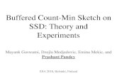 Buffered Count-Min Sketch on SSD: Theory and Experiments - … · 2020-04-05 · Buffered Count-Min Sketch on SSD: Theory and Experiments Mayank Goswami, Dzejla Medjedovic, Emina