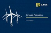 Corporate Presentation - Eunice Energy Groupeunice-group.com/.../07/EEG_Corporate-presentation...¢ 
