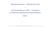 Nonlinear Dynamics - Methods and Tools and a Contemporary cas.web.cern.ch/.../files/lectures/egham-2017/nld1.pdf¢ 