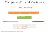 Comparing BL and Markowitzrationnel-finance.com/Files/black_litterman_vs_markowitz_site_rationnel.pdfComparing BL and Markowitz Input Summary . Black Litterman vs Markowitz, Gilles