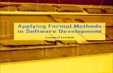 Applying Formal Methods in Software Developmentleonard/thesis/phdthesis.pdfApplying Formal Methods in Software Development PROEFSCHRIFT ter verkrijging van de graad van doctor aan