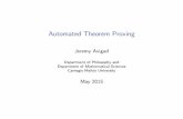 Automated Theorem Proving - carma. Automated reasoning Domain-general methods: Propositional theorem